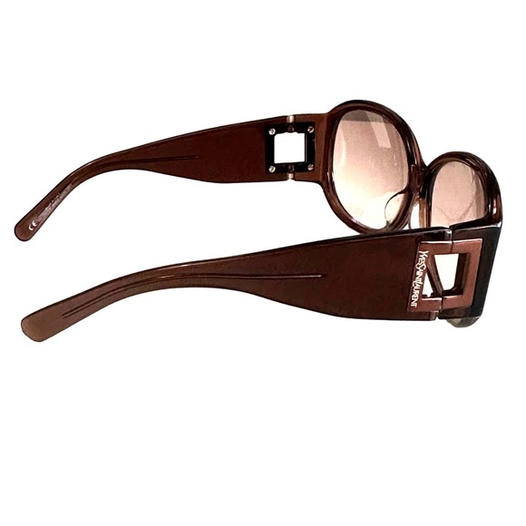 Vintage YSL Yves Saint Laurent 6161 GNZLP 62 13 sunglasses oversized
